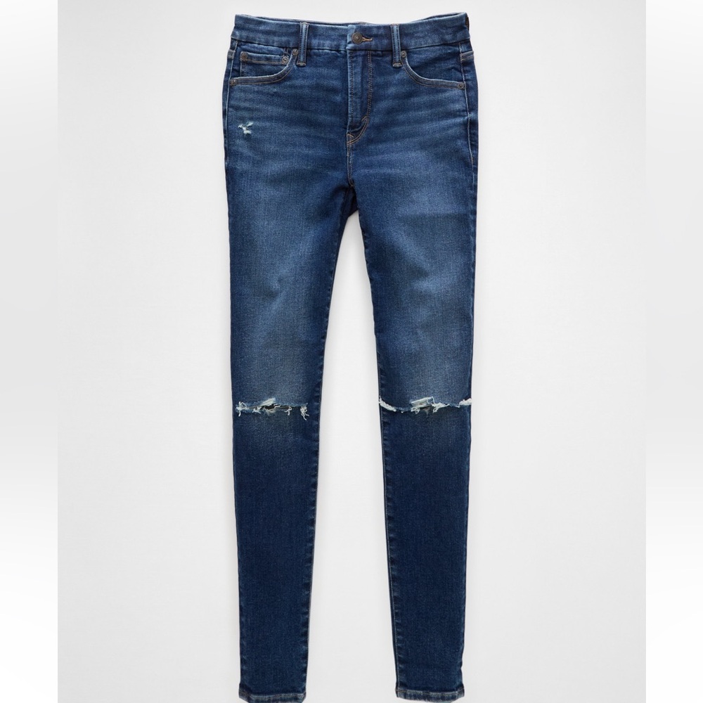 AE Luxe Ripped High-Waisted Jegging